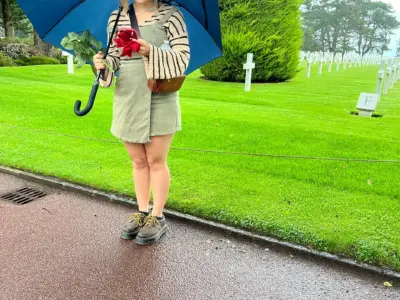 Morgan Jackson explores Normandy, WWII history