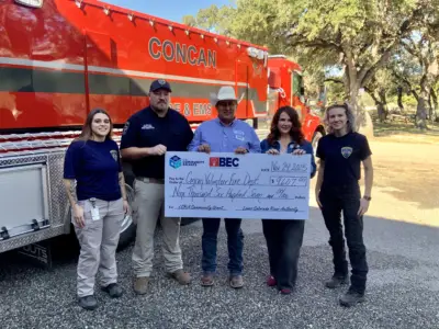 LCRA, Bandera Electric grant $9.6K to Concan VFD