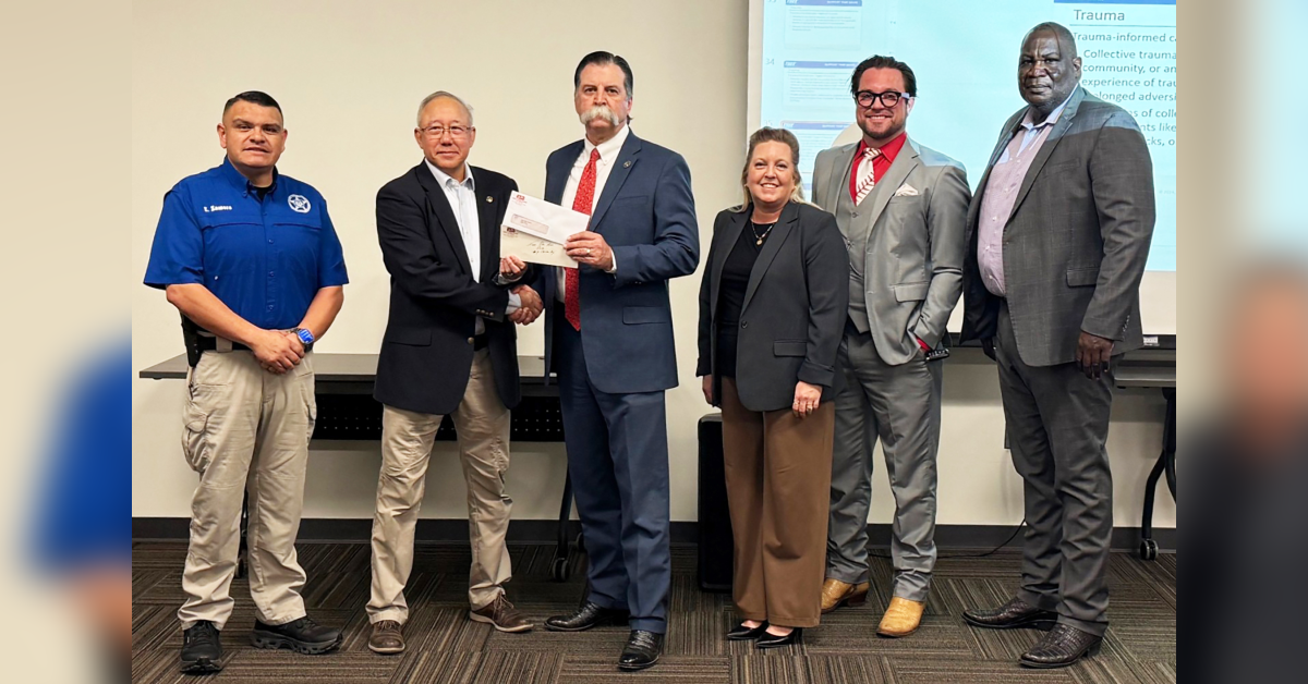 First State Bank of Uvalde, Stary family donate to support first responder training