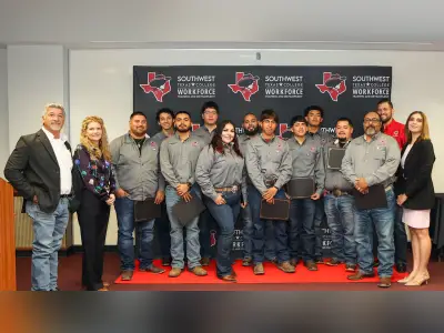 Southwest Texas College celebrates powerline graduates