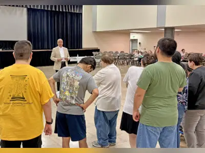 Luevano speaks at disability awareness event